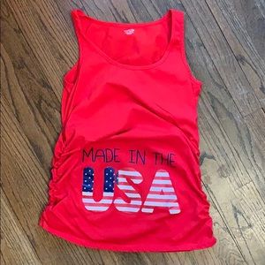 4th of July Fun Maternity Tank